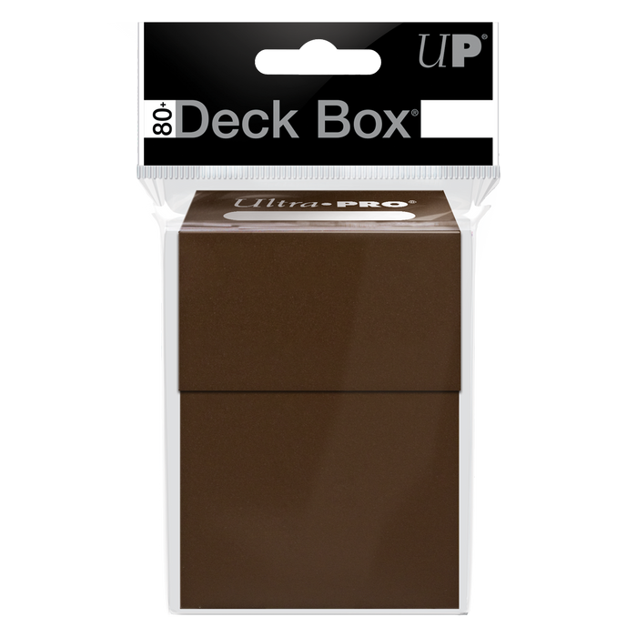 Ultra PRO: 80+ Deck Box - Brown - Just $0! Shop now at Retro Gaming of Denver