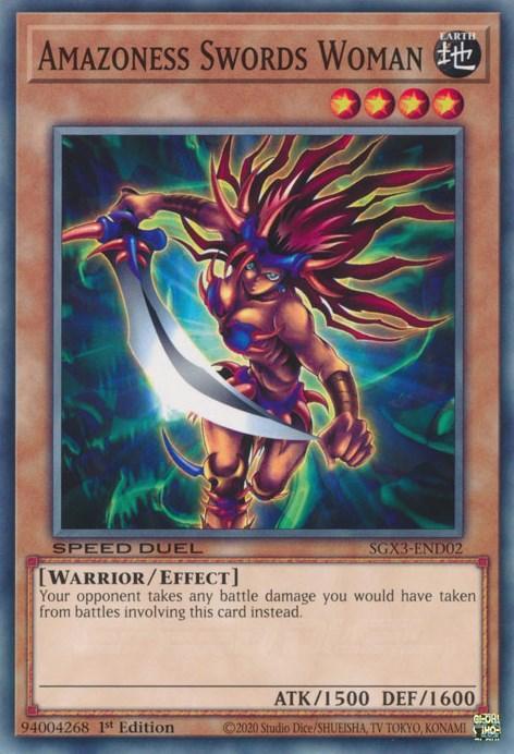 Amazoness Swords Woman [SGX3-END02] Common - for just $0.10! 