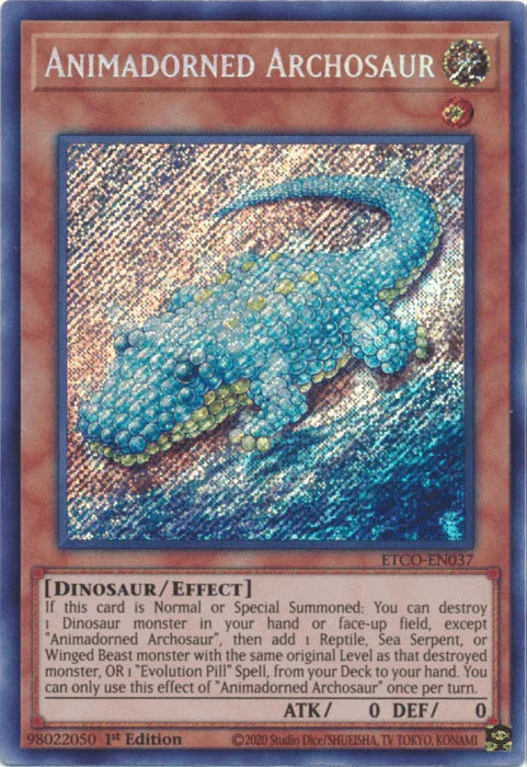 Animadorned Archosaur [ETCO-EN037] Secret Rare - for just $2.75! 