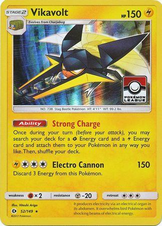 Vikavolt (52/149) (League Promo) [Sun & Moon: Base Set] - for just $0.35! 
