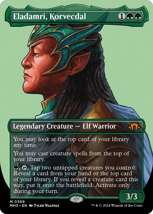 Eladamri, Korvecdal (Borderless) (MH3-369) - Modern Horizons 3 (Borderless) - for just $2.98! 