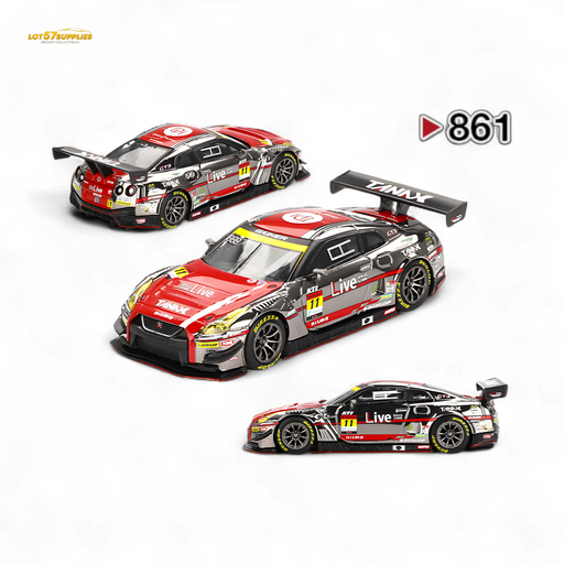 Mini-GT Nissan GT-R NISMO GT3 #11 "GAINER TANAX GT-R" GAINER 2023 SUPER GT SERIES #861 1:64 - for just $26.99! 