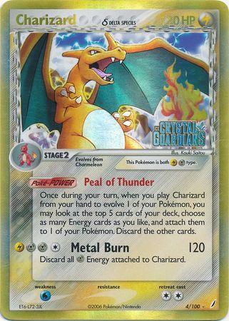 Charizard (4/100) (Delta Species) (Stamped) [EX: Crystal Guardians] - for just $480! 