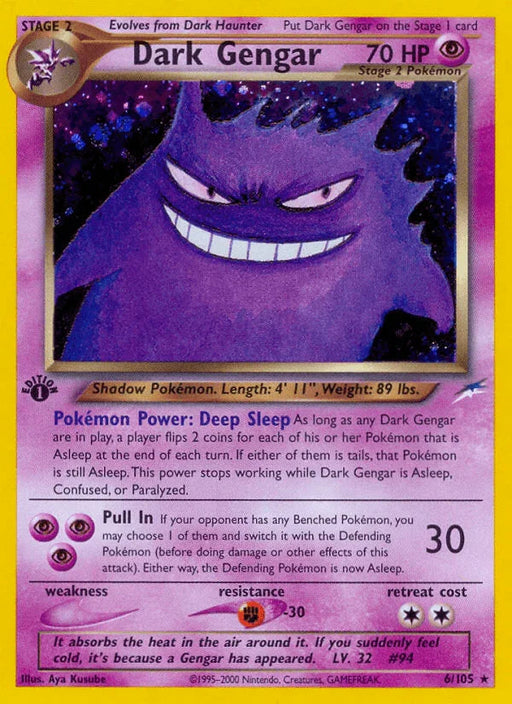 Dark Gengar (6/105) [Neo Destiny 1st Edition] - for just $300! 