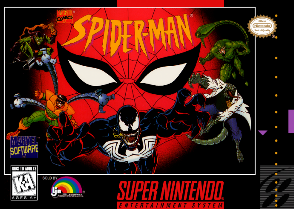 Spider-Man – Super Nintendo Entertainment System (SNES) - for just $22.99! 