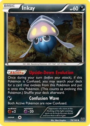 Inkay 074/146 - XY Base Set - for just $0.12! 