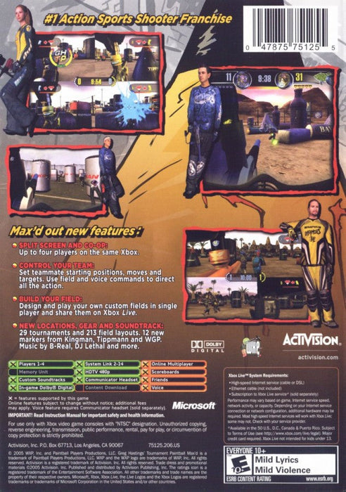 Greg Hastings' Tournament Paintball Max'd – Xbox (XBOX) - for just $0! 