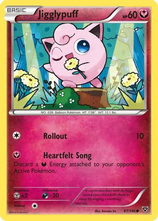Jigglypuff 087/146 - XY Base Set Reverse Holofoil - for just $1.69! 