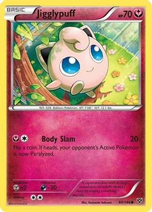 Jigglypuff 088/146 - XY Base Set Reverse Holofoil - for just $0.52! 