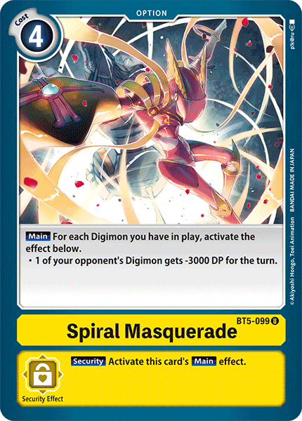 Spiral Masquerade [BT5-099] [Battle of Omni Pre-Release Promos] - Just $5.25! Shop now at Retro Gaming of Denver