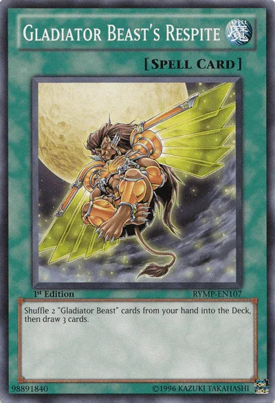 Gladiator Beast's Respite [RYMP-EN107] Common - for just $0.30! 