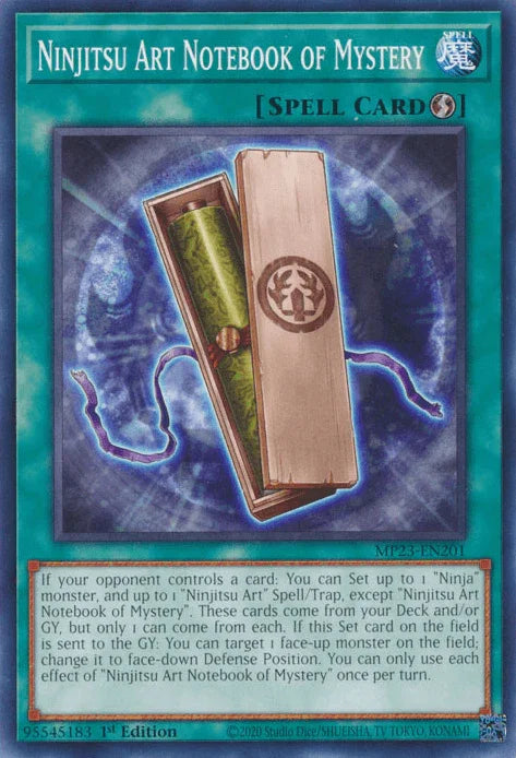 Ninjitsu Art Notebook of Mystery [MP23-EN201] Common - for just $0.10! 
