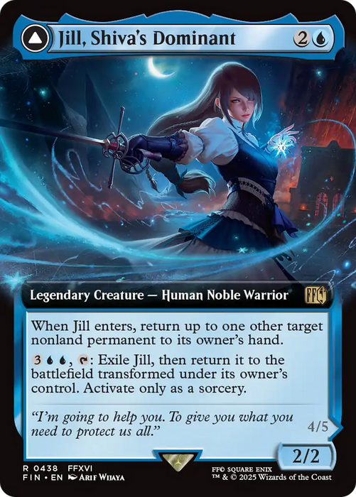 Jill, Shiva's Dominant (Extended Art) (FIN-438) - FINAL FANTASY: (enchantment, Extended Art) - for just $1.01! 