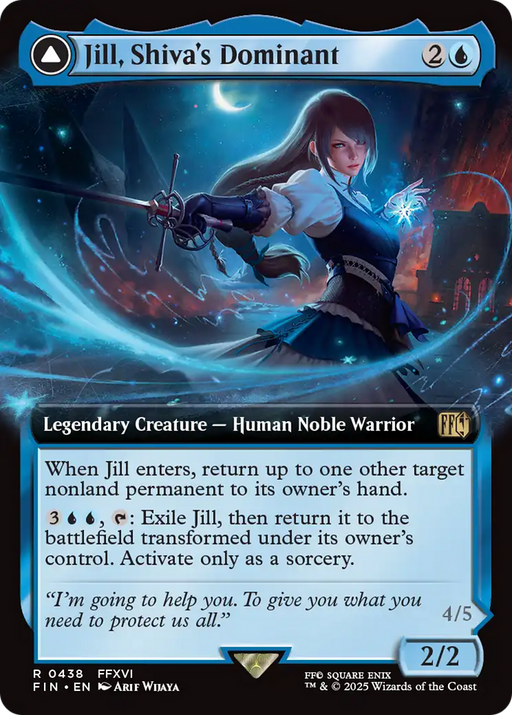 Jill, Shiva's Dominant (Extended Art) (FIN-438) - FINAL FANTASY: (enchantment, Extended Art) Foil - for just $3.96! 