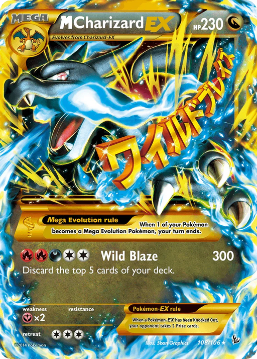 M Charizard EX (108/106) [XY: Flashfire] - for just $600.50! 