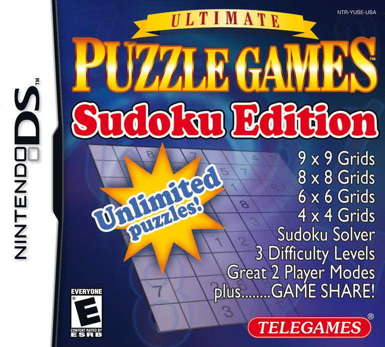 Ultimate Puzzle Games: Sudoku Edition (Nintendo DS) - for just $0! 