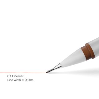 Winsor & Newton: Fineliner - Sepia 0.1 - for just $3! 