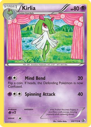 Kirlia 060/113 - Legendary Treasures - for just $0.24! 