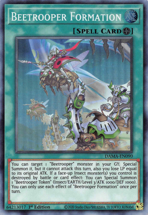 Beetrooper Formation [DAMA-EN090] Super Rare - for just $0.10! 