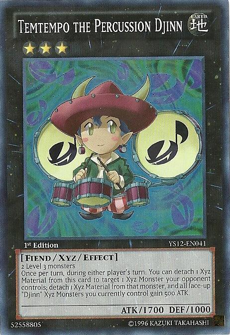 Temtempo the Percussion Djinn [YS12-EN041] Super Rare - for just $0.40! 