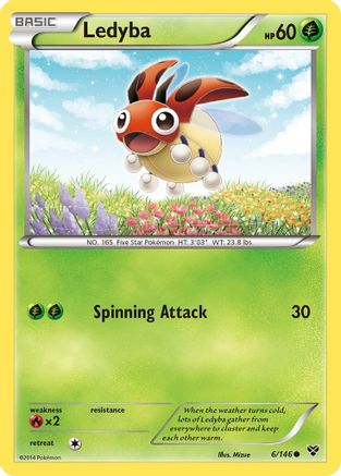 Ledyba 006/146 - XY Base Set Reverse Holofoil - for just $0.21! 