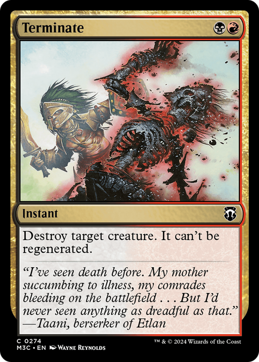 Terminate (Ripple Foil) [Modern Horizons 3 Commander] - Just $0.20! Shop now at Retro Gaming of Denver