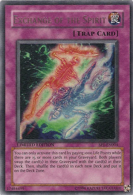 Exchange of the Spirit [SP1-EN004] Ultra Rare - for just $1.10! 