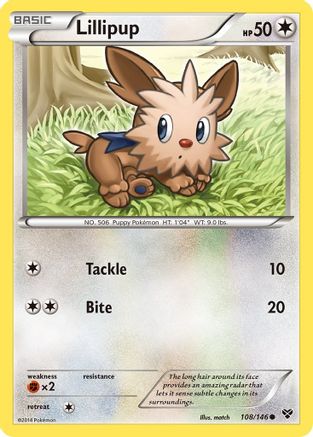 Lillipup 108/146 - XY Base Set Reverse Holofoil - for just $0.32! 