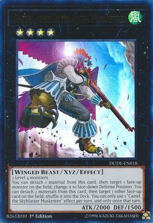 Castel, the Skyblaster Musketeer [DUDE-EN018] Ultra Rare - for just $0.10! 
