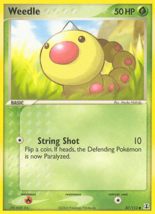 Weedle (87/113) [EX: Delta Species] - for just $0.25! 