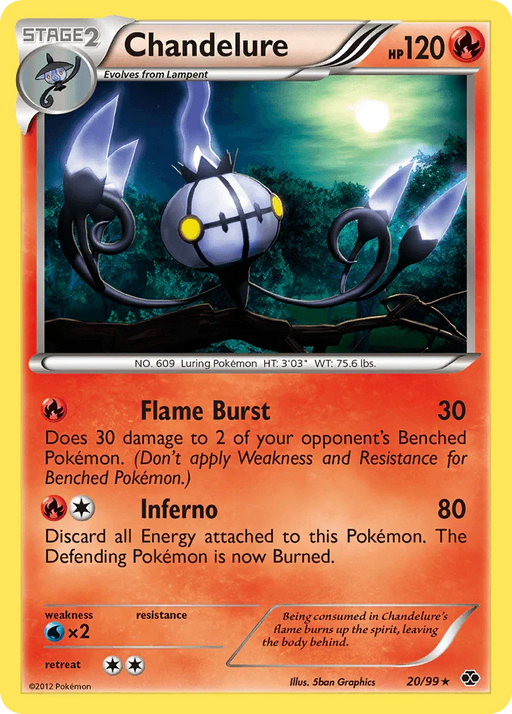 Chandelure (20/99) [Black & White: Next Destinies] - for just $0.70! 