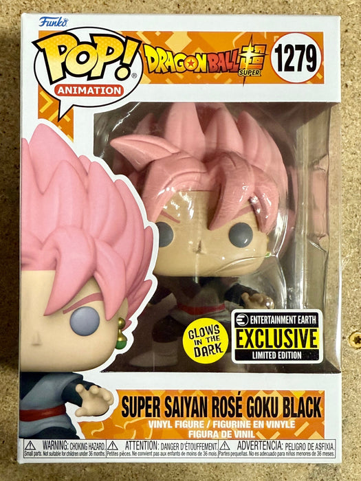 Funko Pop! Animation Rosé Goku Black With Scythe #1279 Dragon Ball Super 2023 Glow Exclusive - for just $15! 