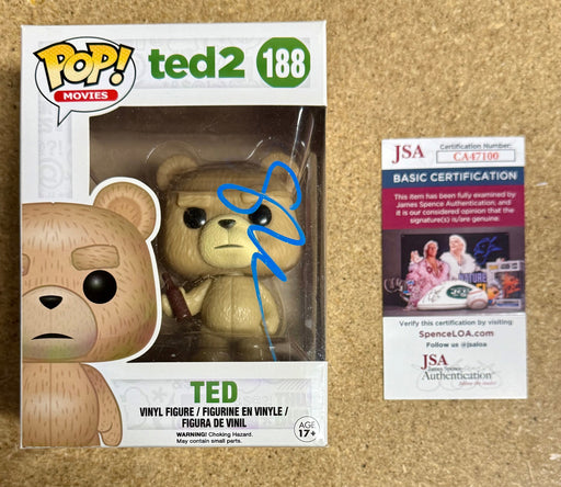 Seth MacFarlane Signed Ted 2 Vaulted Funko Pop! #188 With JSA COA - for just $500! 