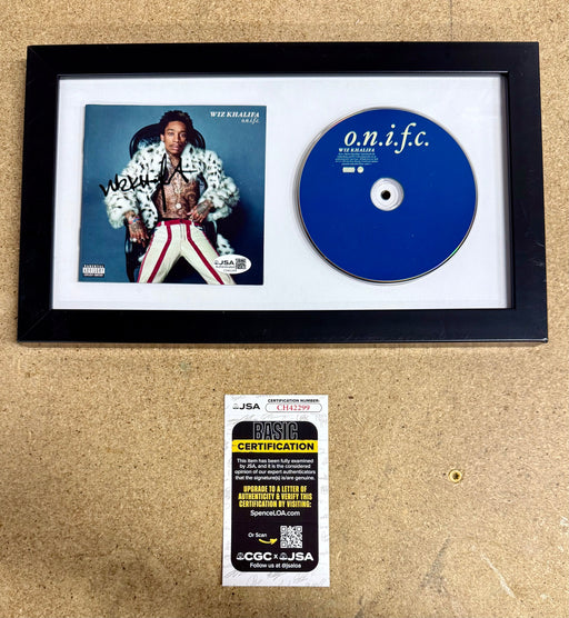 Wiz Khalifa Signed O.N.I.F.C. Only In First Class Framed CD Booklet With JSA COA - for just $275! 