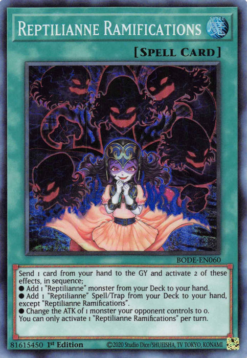 Reptilianne Ramifications [BODE-EN060] Super Rare - for just $0.10! 