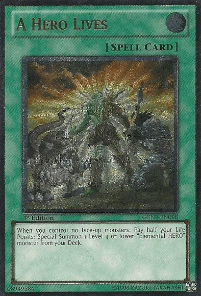 A Hero Lives [GENF-EN098] Ultimate Rare - for just $15.90! 