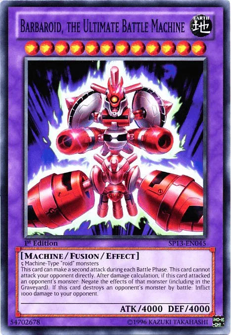 Barbaroid, the Ultimate Battle Machine [SP13-EN045] Common - for just $0.55! 