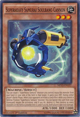 Superheavy Samurai Soulbang Cannon [MP15-EN137] Common - for just $0.10! 