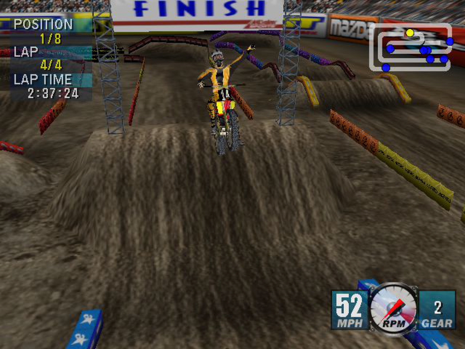 Jeremy McGrath Supercross 2000 – PlayStation 1 (PS1) - for just $0! 
