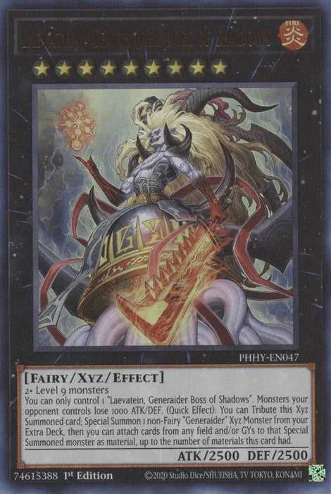 Laevatein, Generaider Boss of Shadows [PHHY-EN047] Ultra Rare - for just $0.60! 