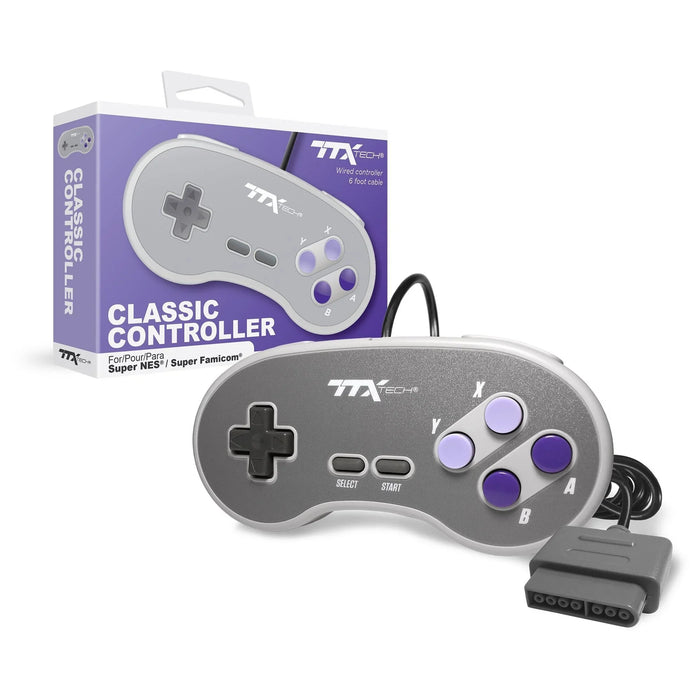 TTX SNES Classic Controller [SNES] – Super Nintendo Entertainment System Accessory (SNES) - for just $14.99! 
