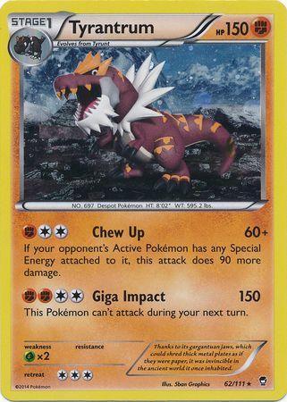 Tyrantrum (62/111) (Cosmos Holo) [XY: Furious Fists] - for just $6.25! 