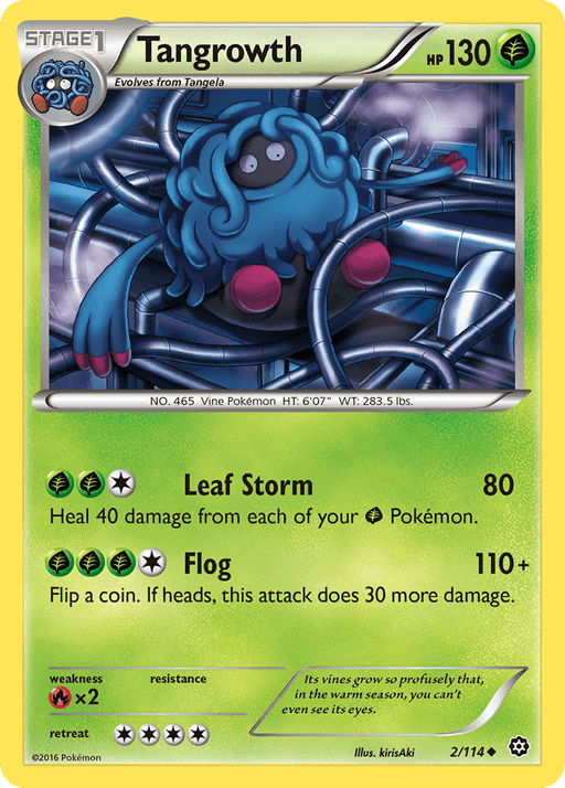 Tangrowth (2/114) [XY: Steam Siege] - for just $0.10! 