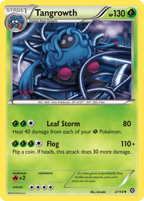 Tangrowth (2/114) [XY: Steam Siege] - for just $0.10! 