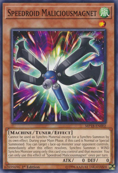 Speedroid Maliciousmagnet [MP18-EN002] Common - for just $0.15! 