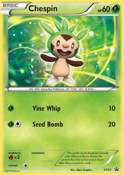 Chespin (XY01) [XY: Black Star Promos] - for just $2! 