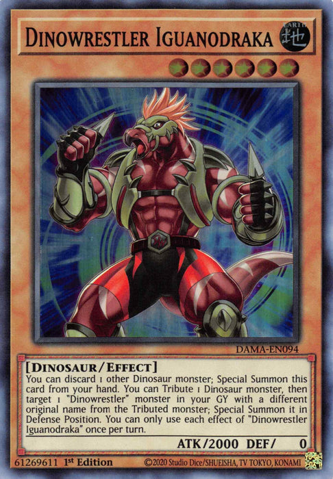 Dinowrestler Iguanodraka [DAMA-EN094] Super Rare - for just $0.10! 