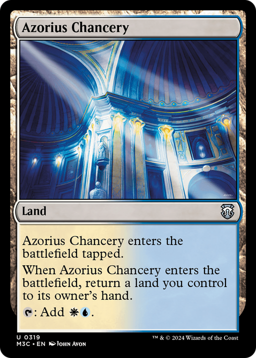 Azorius Chancery (M3C-319) - Modern Horizons 3 Commander - for just $0.10! 