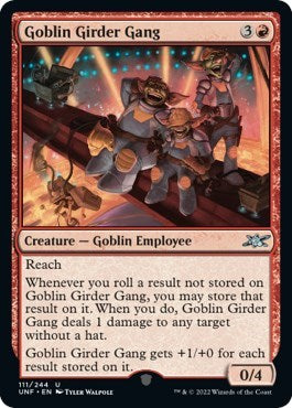 Goblin Girder Gang (Unfinity) Near Mint - for just $0.10! 
