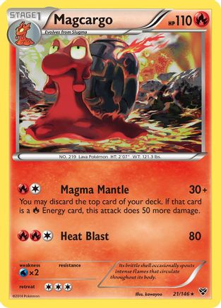 Magcargo 021/146 - XY Base Set - for just $0.17! 